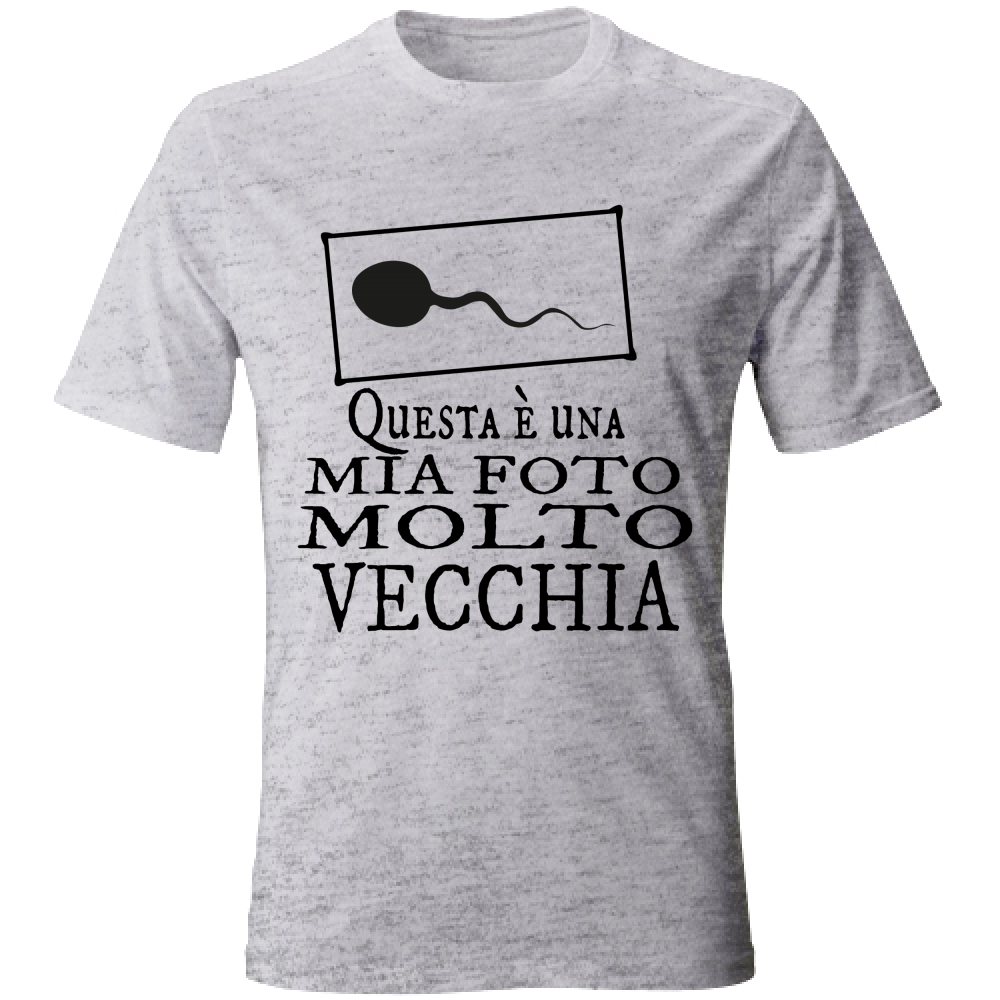 T-Shirt Unisex Questa è una mia foto molto vecchia V2 Nera