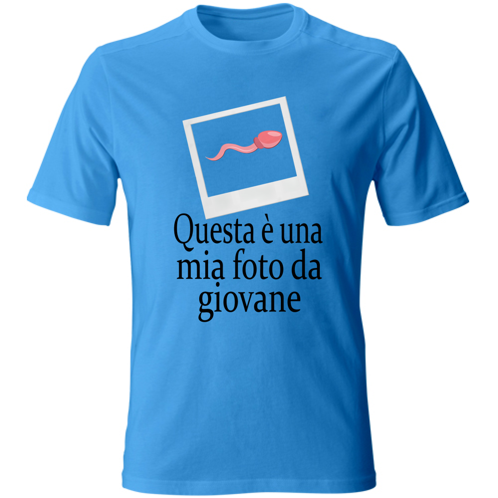 T-Shirt Unisex Questa è una mia foto da giovane