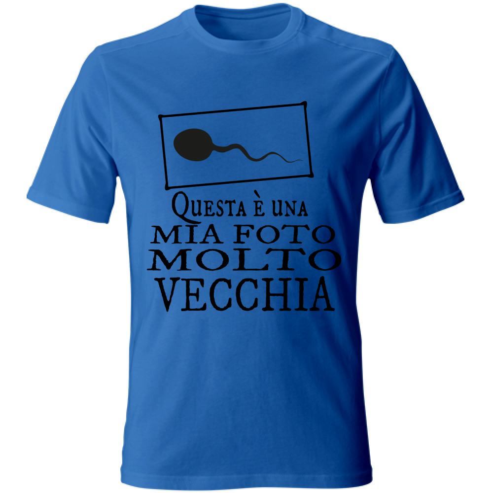 T-Shirt Unisex Questa è una mia foto molto vecchia V2 Nera