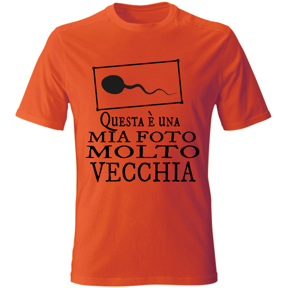 T-Shirt Unisex Questa è una mia foto molto vecchia V2 Nera