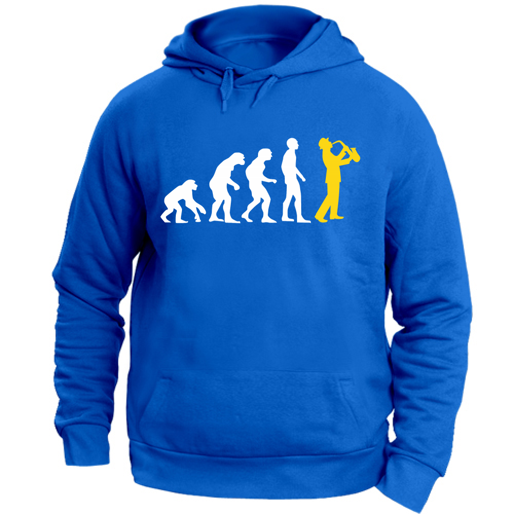 Felpa Unisex con Cappuccio Evulozione - Sax
