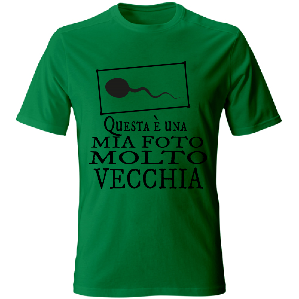 T-Shirt Unisex Questa è una mia foto molto vecchia V2 Nera