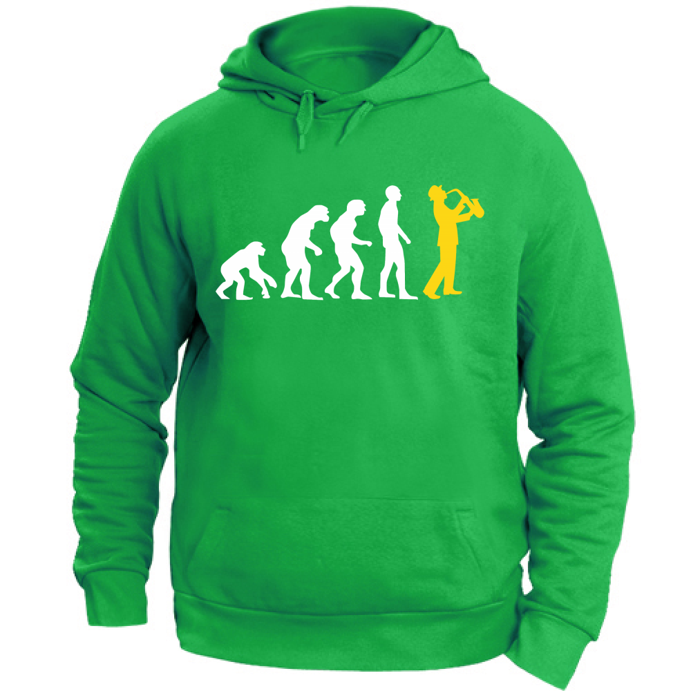 Felpa Unisex con Cappuccio Evulozione - Sax