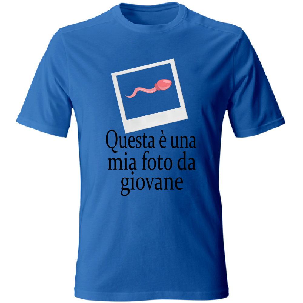 T-Shirt Unisex Questa è una mia foto da giovane