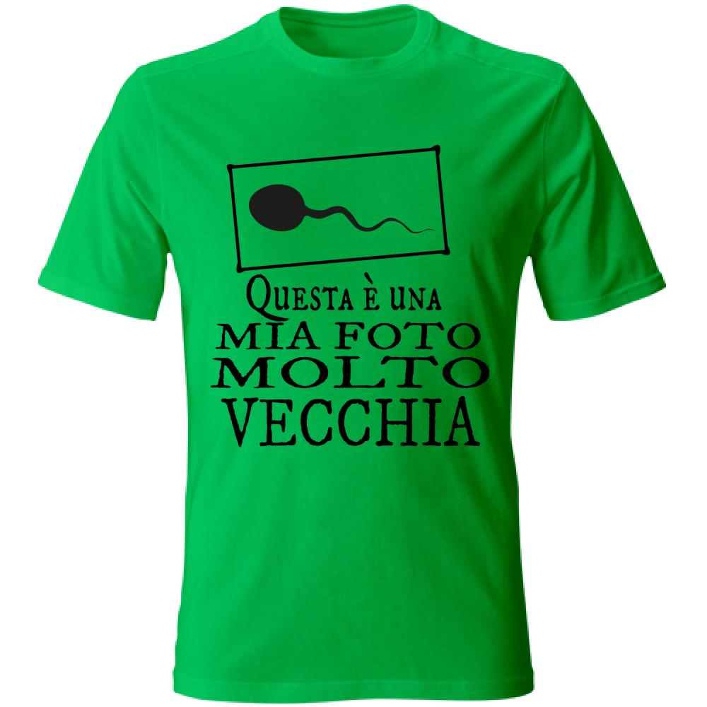 T-Shirt Unisex Questa è una mia foto molto vecchia V2 Nera