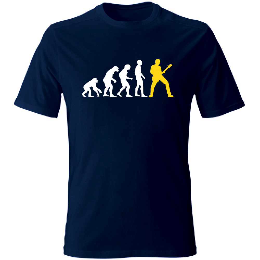 T-Shirt Unisex Large evoluzione chitarra
