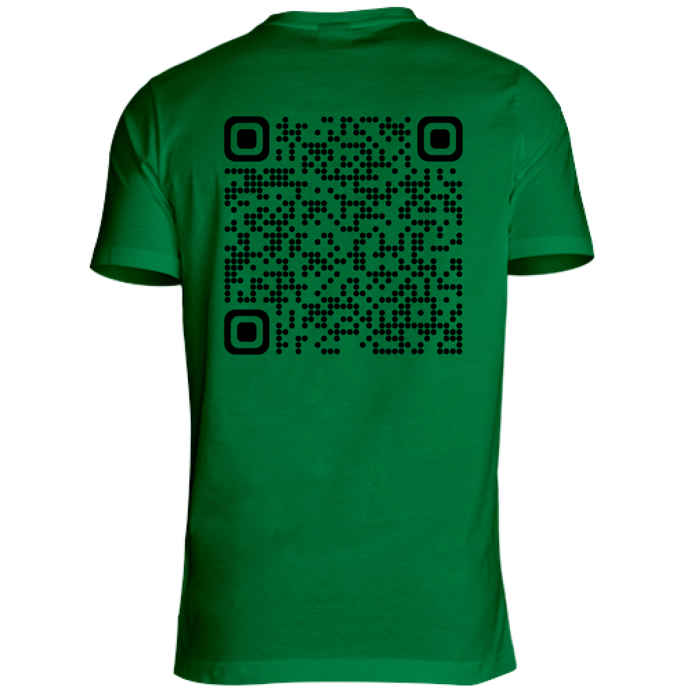T-Shirt Unisex QRCODE 19 - Hai scoperto un segreto! Il mondo è p