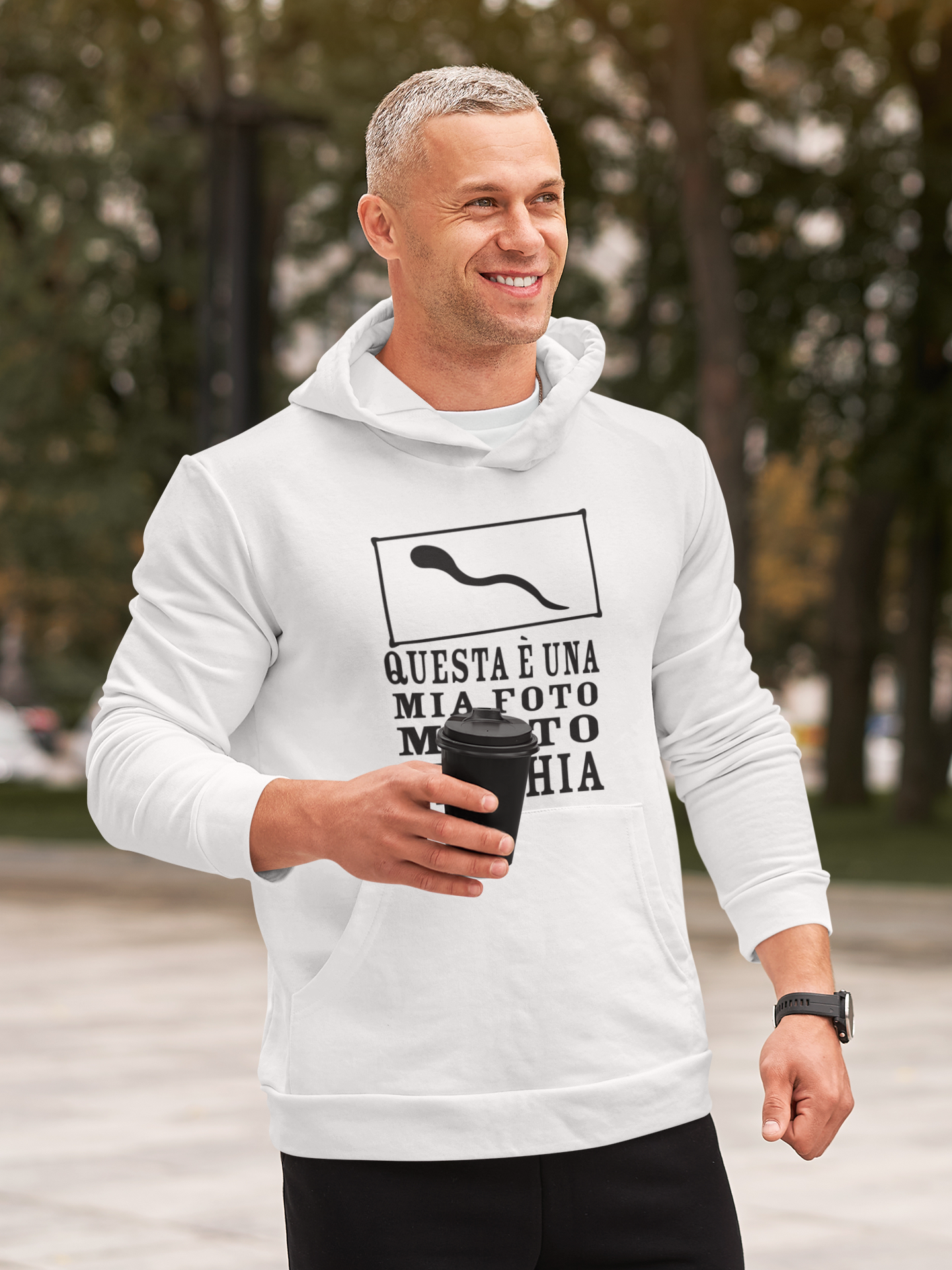 Felpa Unisex con Cappuccio felpa Questa è una mia foto molto vecchia N