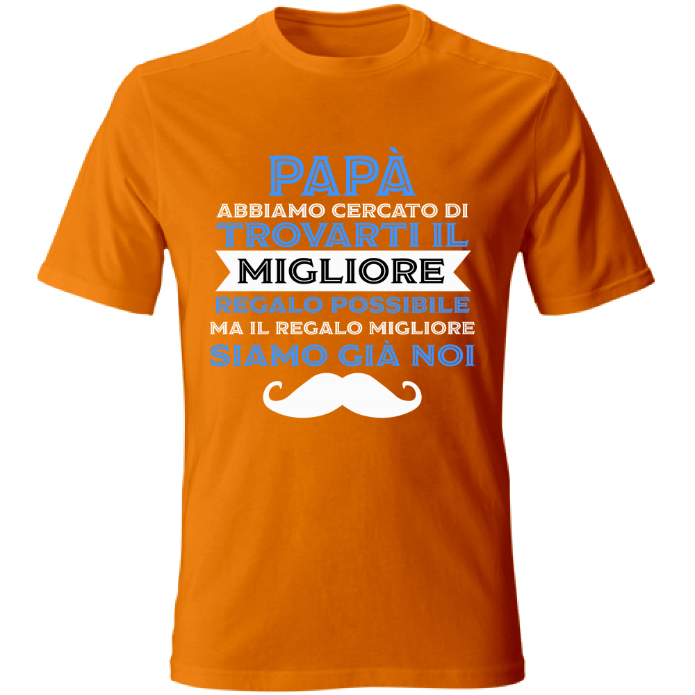 T-Shirt Unisex papa migliore - LanStylitaly