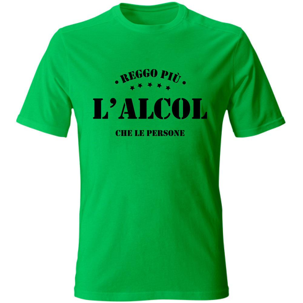 T-Shirt Unisex Reggo più l'alcol che le persone