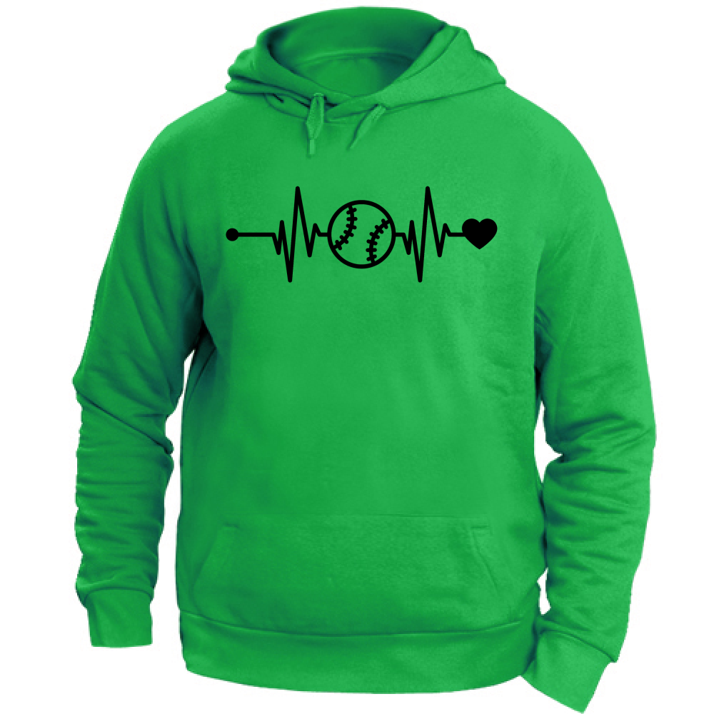 Felpa Unisex con Cappuccio Battito Baseball N