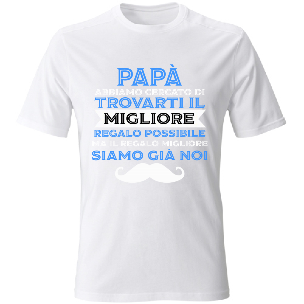 T-Shirt Unisex papa migliore - LanStylitaly