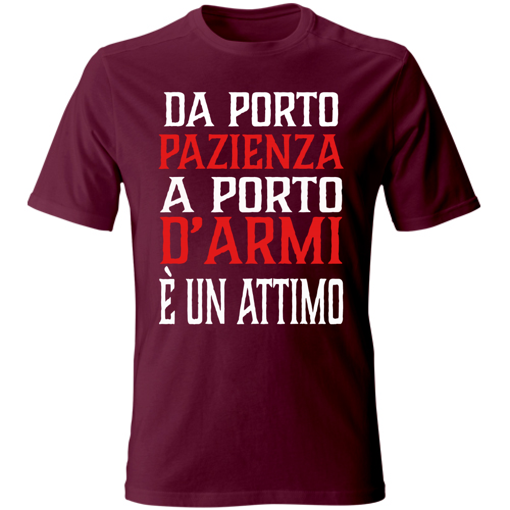 T-Shirt Unisex Da porto pazienza - Bianca