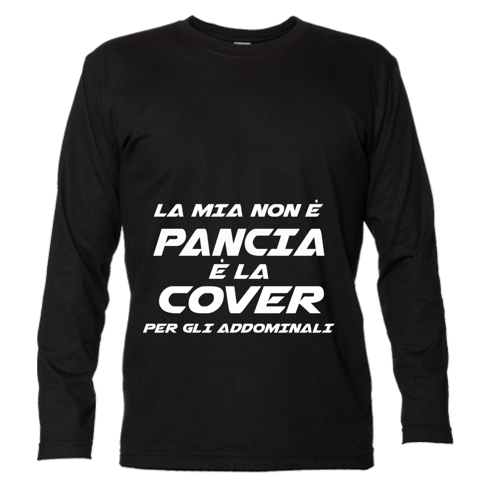 T-Shirt Unisex Manica Lunga LA MIA NON è PANCIA B