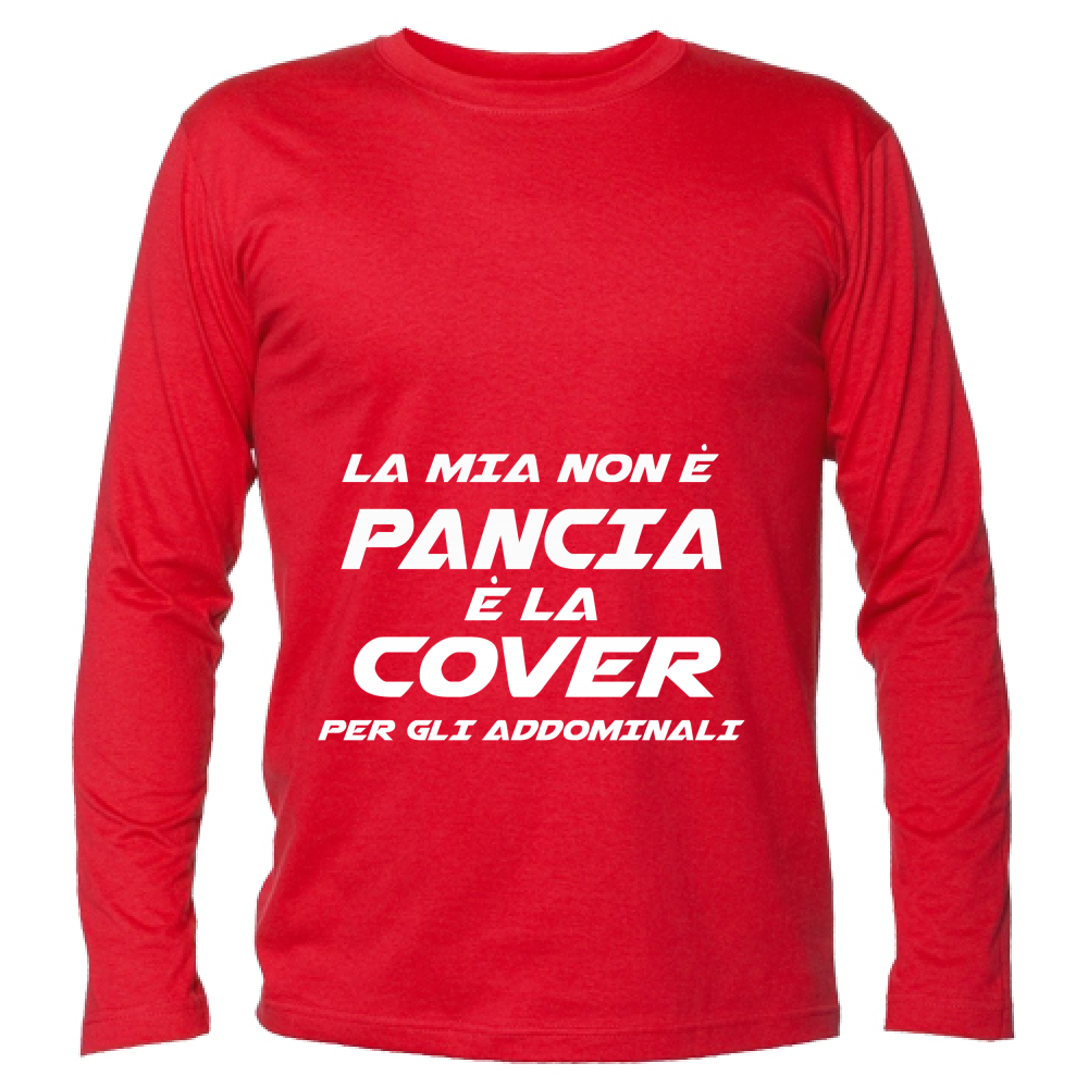 T-Shirt Unisex Manica Lunga LA MIA NON è PANCIA B