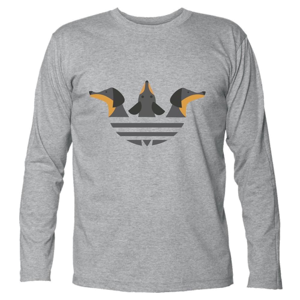 T-Shirt Unisex Manica Lunga Adidog