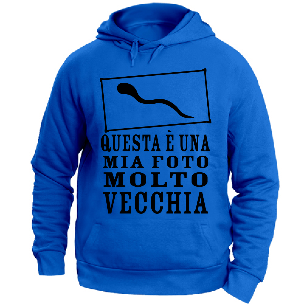 Felpa Unisex con Cappuccio felpa Questa è una mia foto molto vecchia N