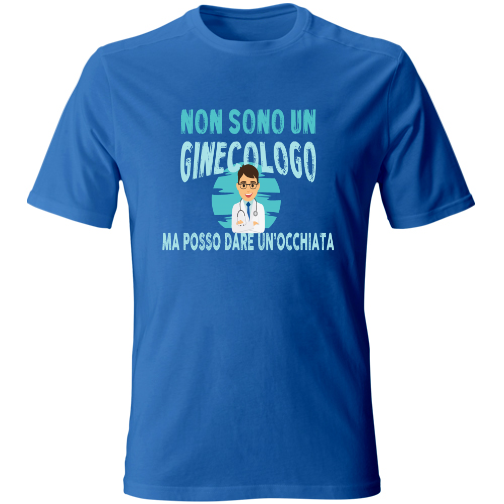 T-Shirt Unisex Large NON SONO UN GINECOLOGO