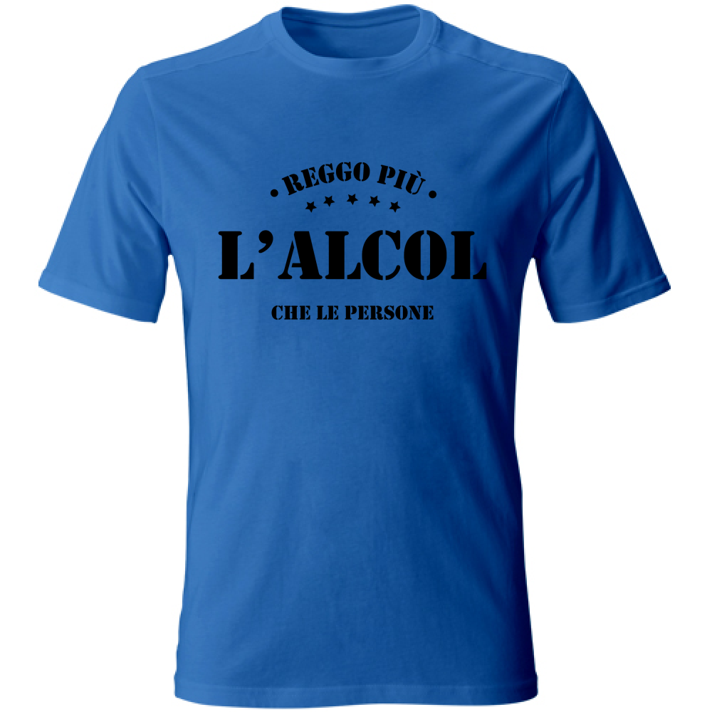T-Shirt Unisex Reggo più l'alcol che le persone