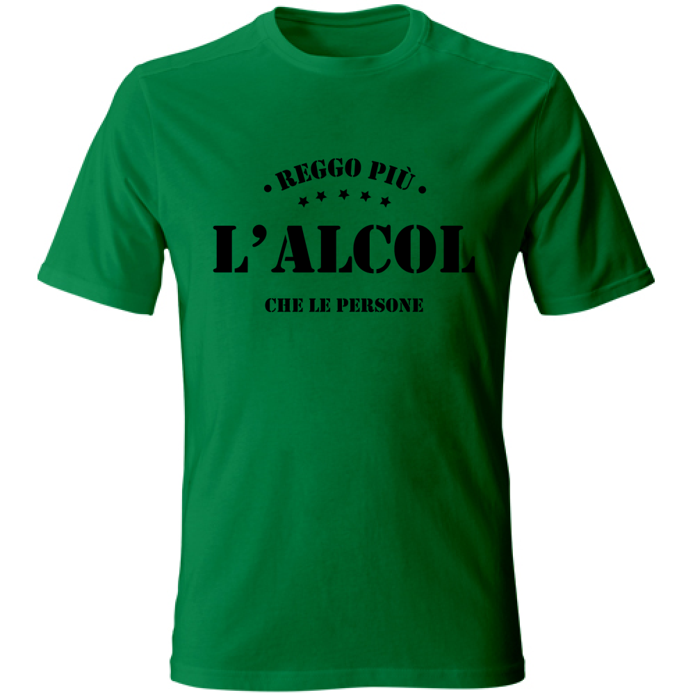 T-Shirt Unisex Reggo più l'alcol che le persone