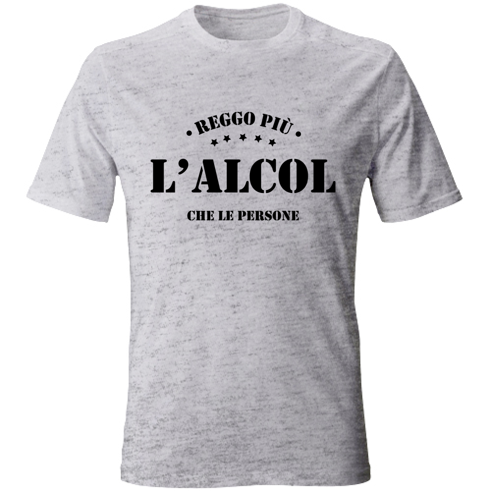 T-Shirt Unisex Reggo più l'alcol che le persone