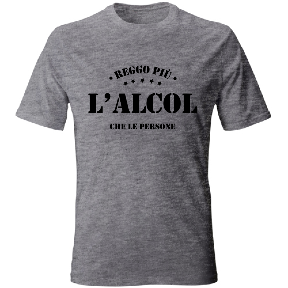 T-Shirt Unisex Reggo più l'alcol che le persone
