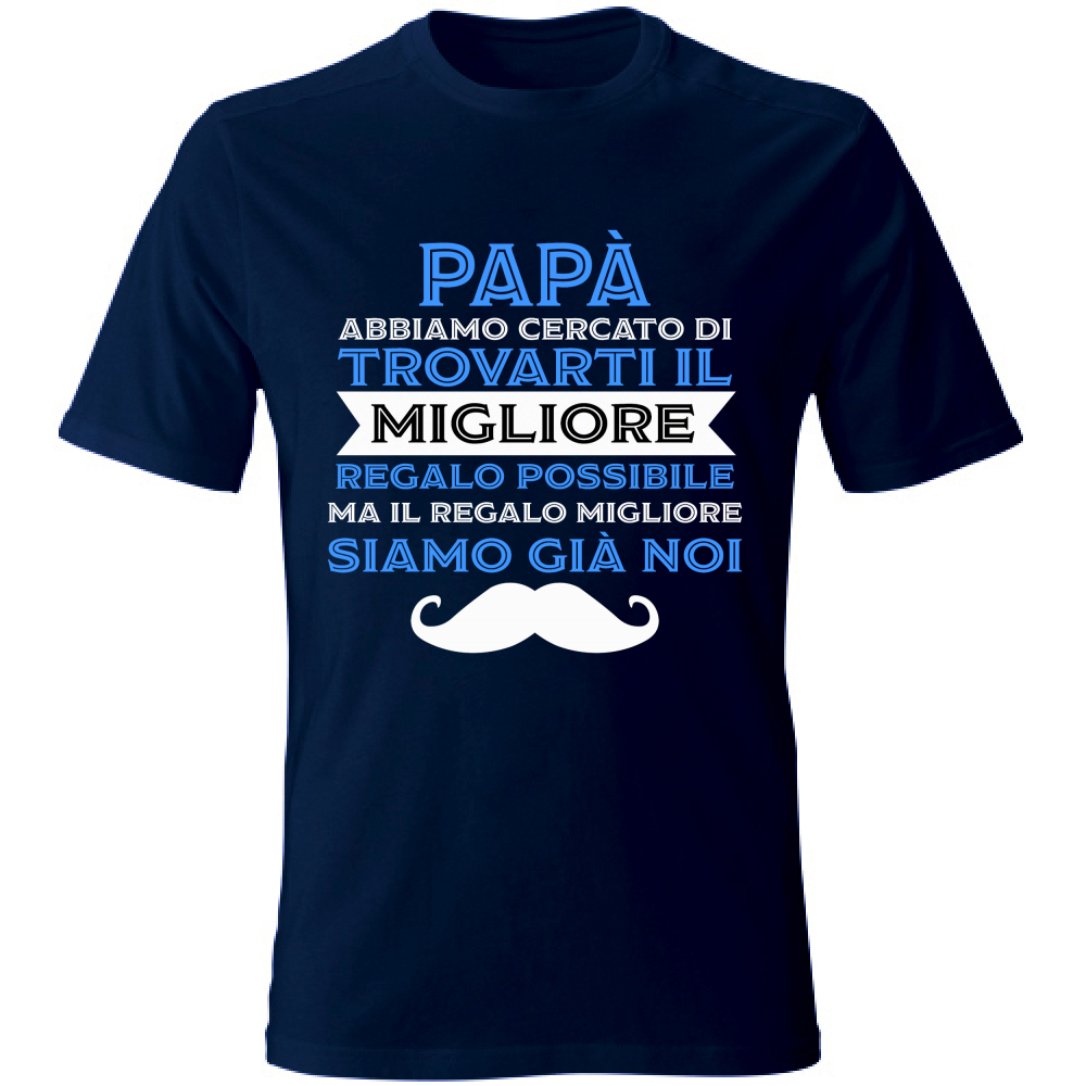 T-Shirt Unisex papa migliore - LanStylitaly