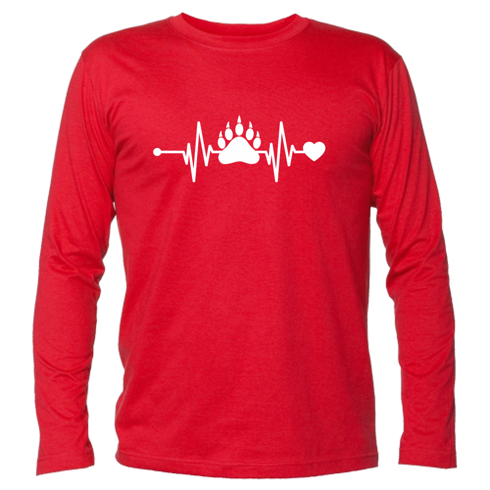 T-Shirt Unisex Manica Lunga Battito Animale