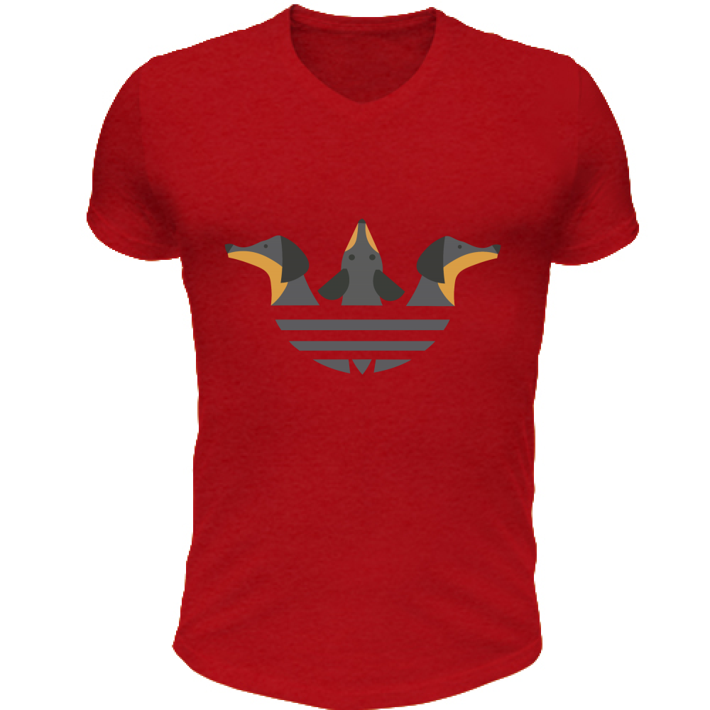 T-Shirt Unisex Scollo V Adidog