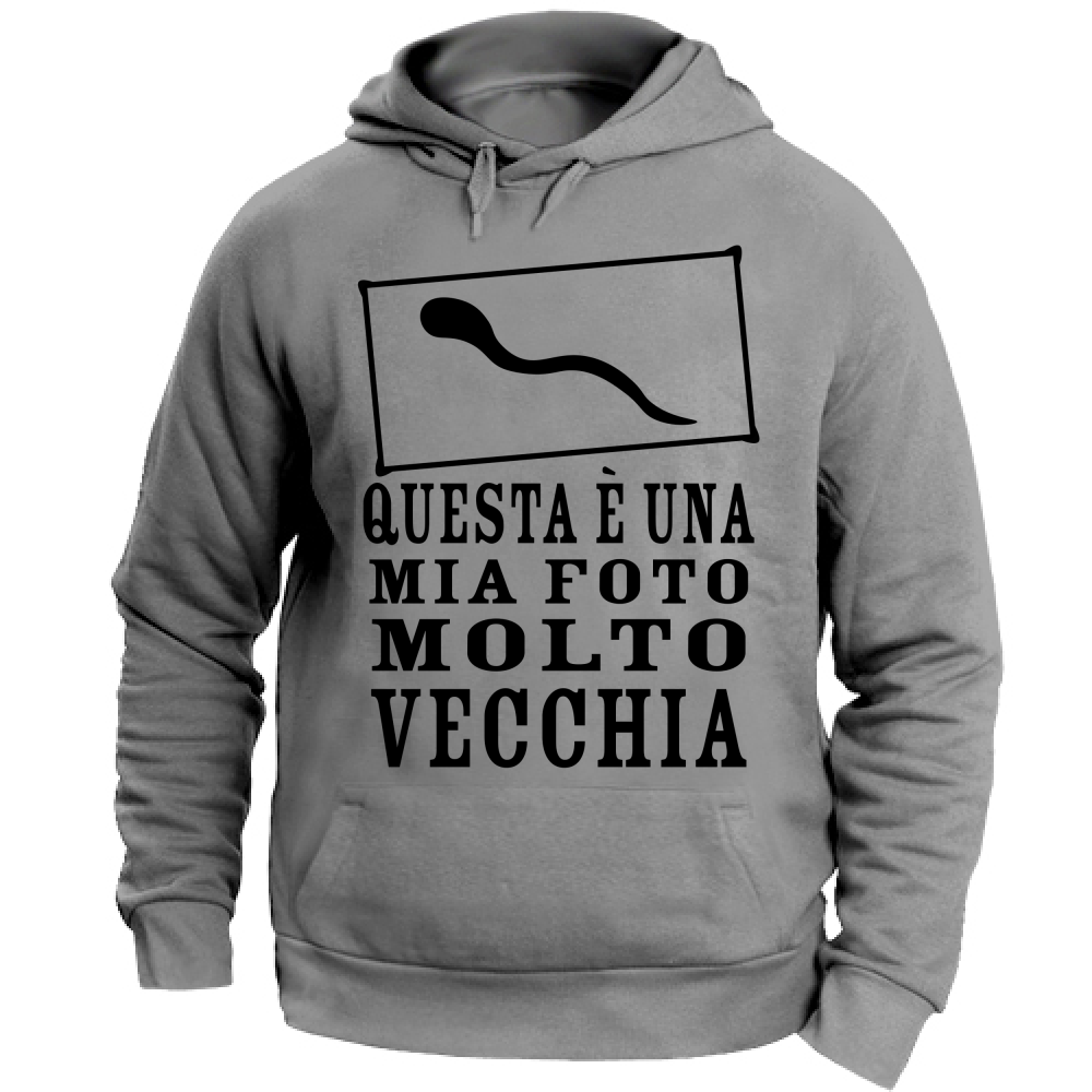 Felpa Unisex con Cappuccio felpa Questa è una mia foto molto vecchia N
