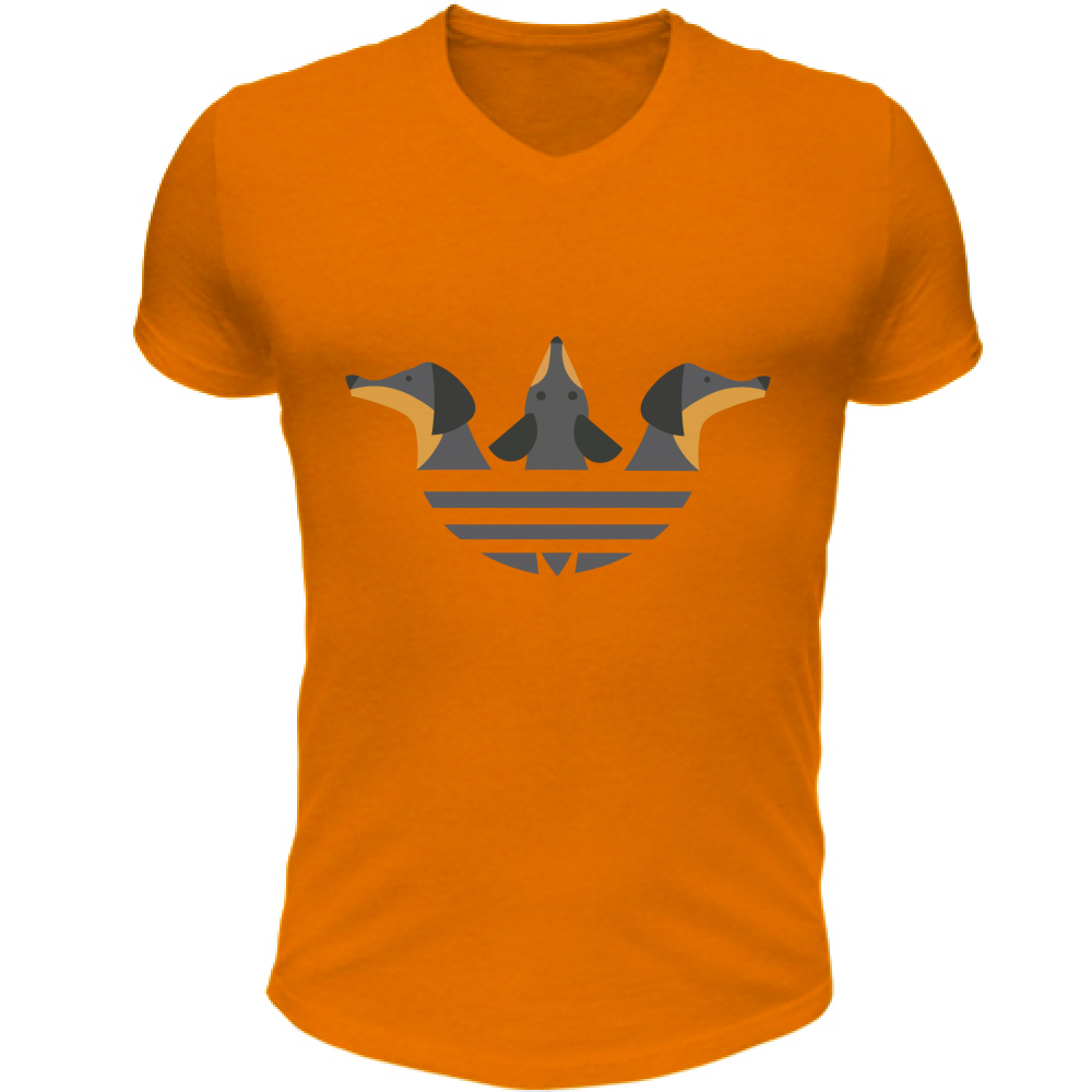 T-Shirt Unisex Scollo V Adidog