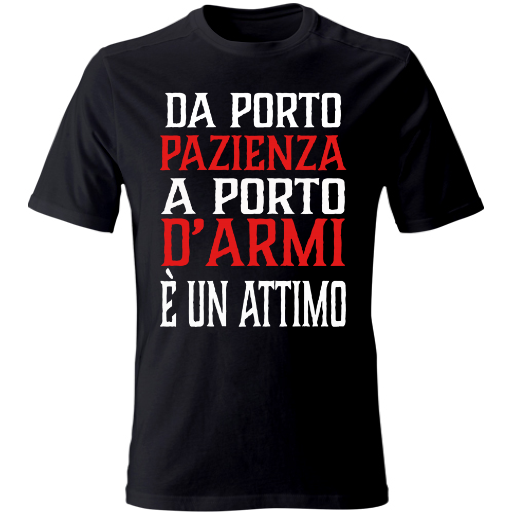 T-Shirt Unisex Da porto pazienza - Bianca