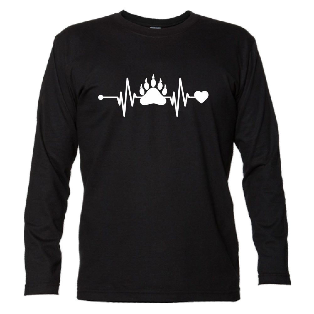 T-Shirt Unisex Manica Lunga Battito Animale