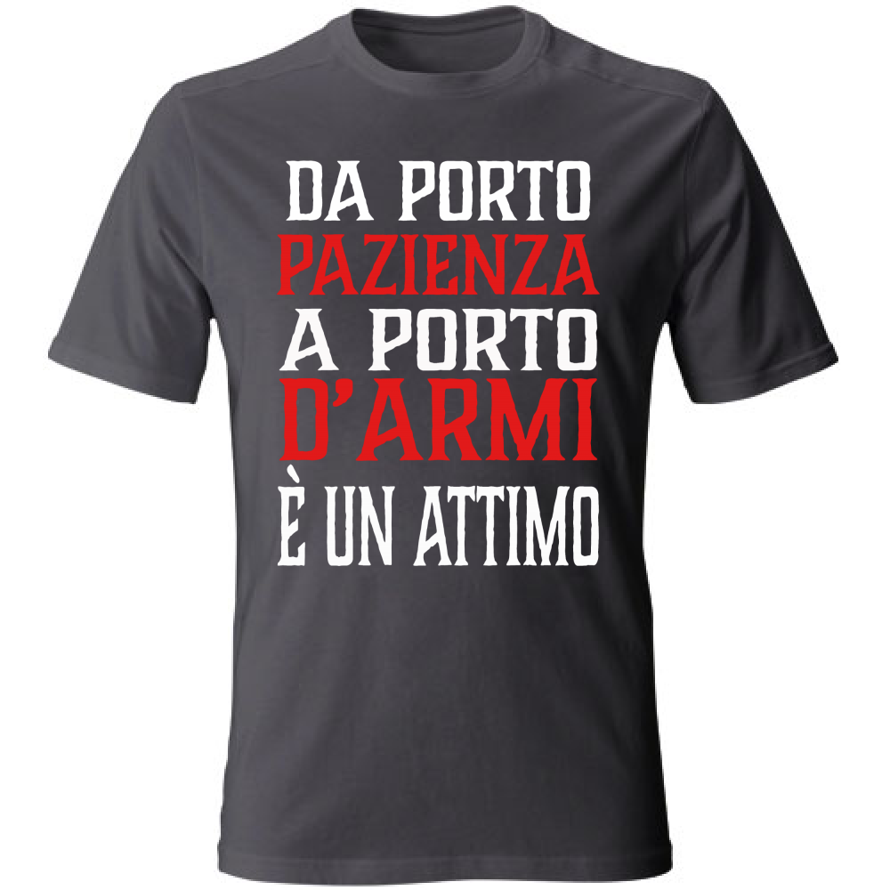 T-Shirt Unisex Da porto pazienza - Bianca
