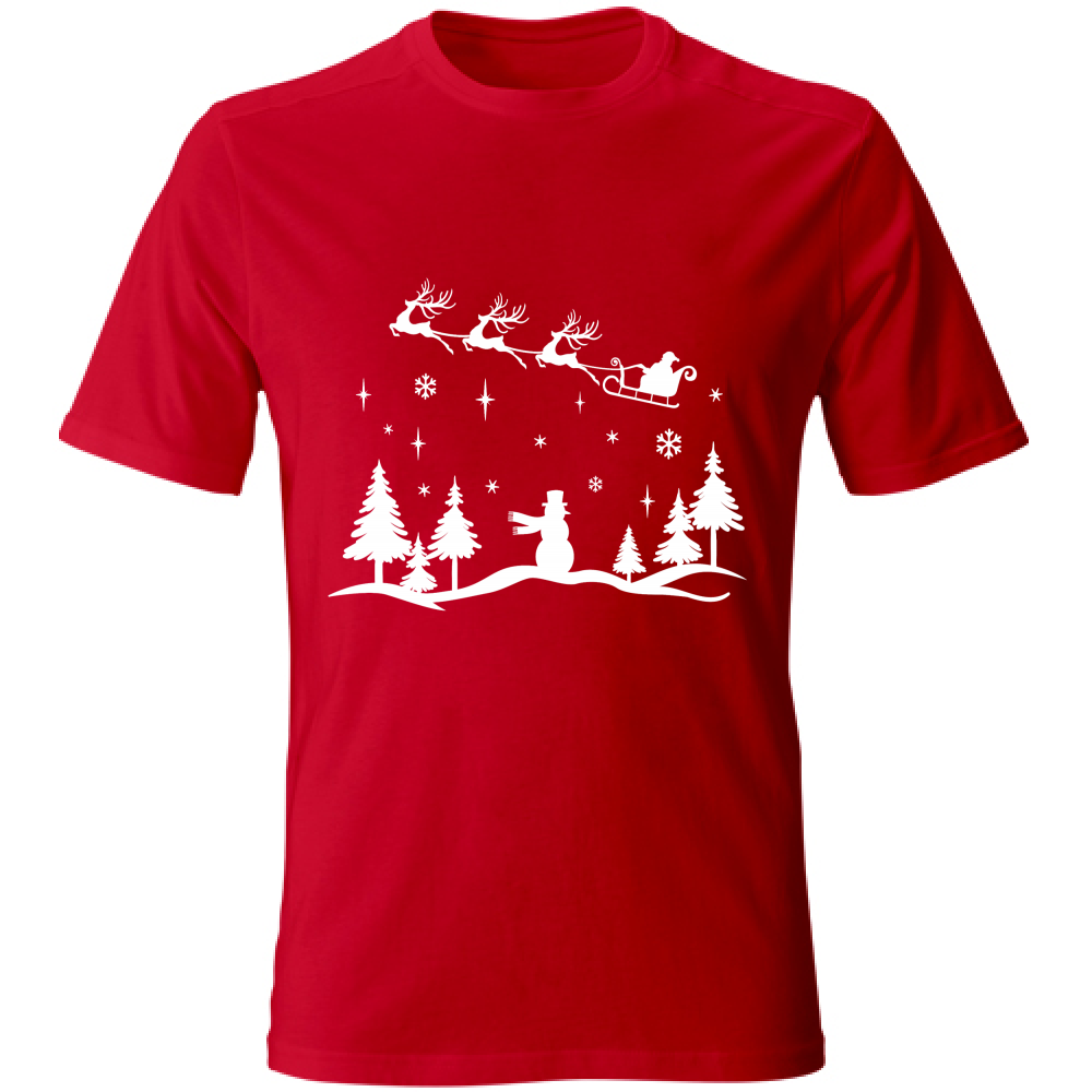 T-Shirt Bambino Buon Natele Paesaggio 3
