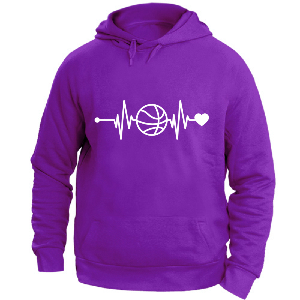 Felpa Unisex con Cappuccio Battito Basket