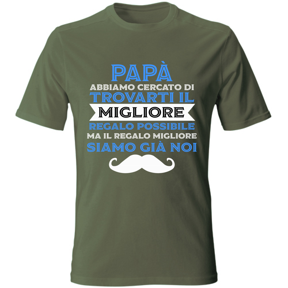 T-Shirt Unisex papa migliore - LanStylitaly