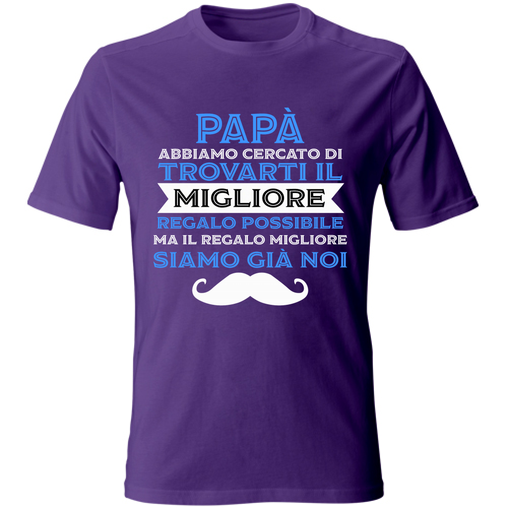 T-Shirt Unisex papa migliore - LanStylitaly