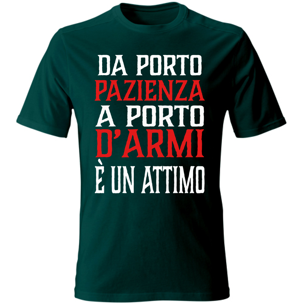 T-Shirt Unisex Da porto pazienza - Bianca