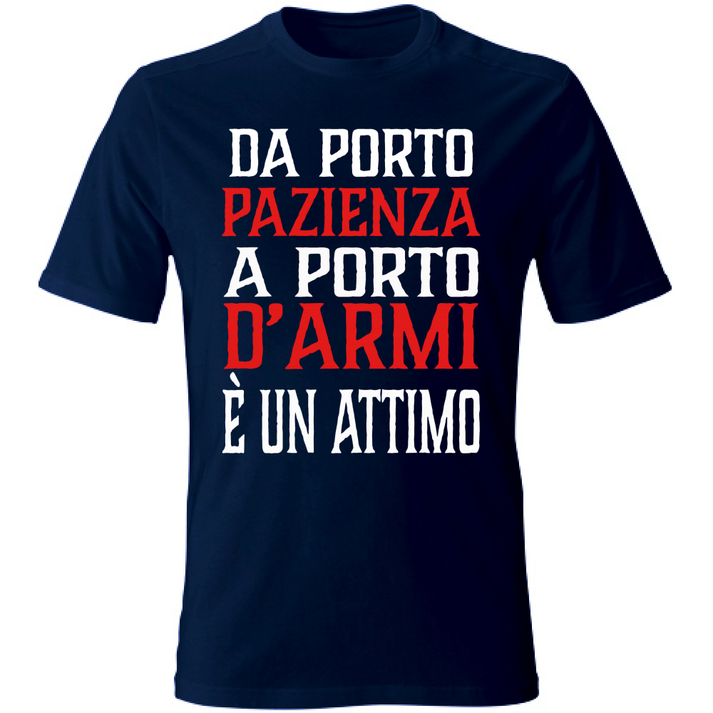 T-Shirt Unisex Da porto pazienza - Bianca