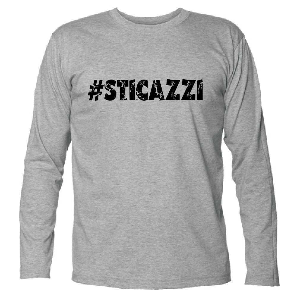 T-Shirt Unisex Manica Lunga STICAZZI NERA