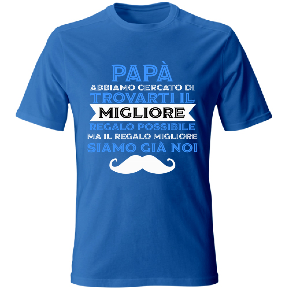 T-Shirt Unisex papa migliore - LanStylitaly