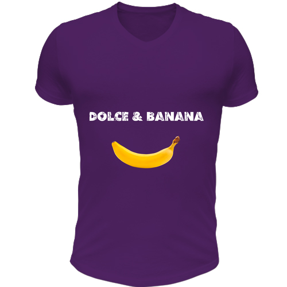 T-Shirt Unisex Scollo V Dolce&Banana