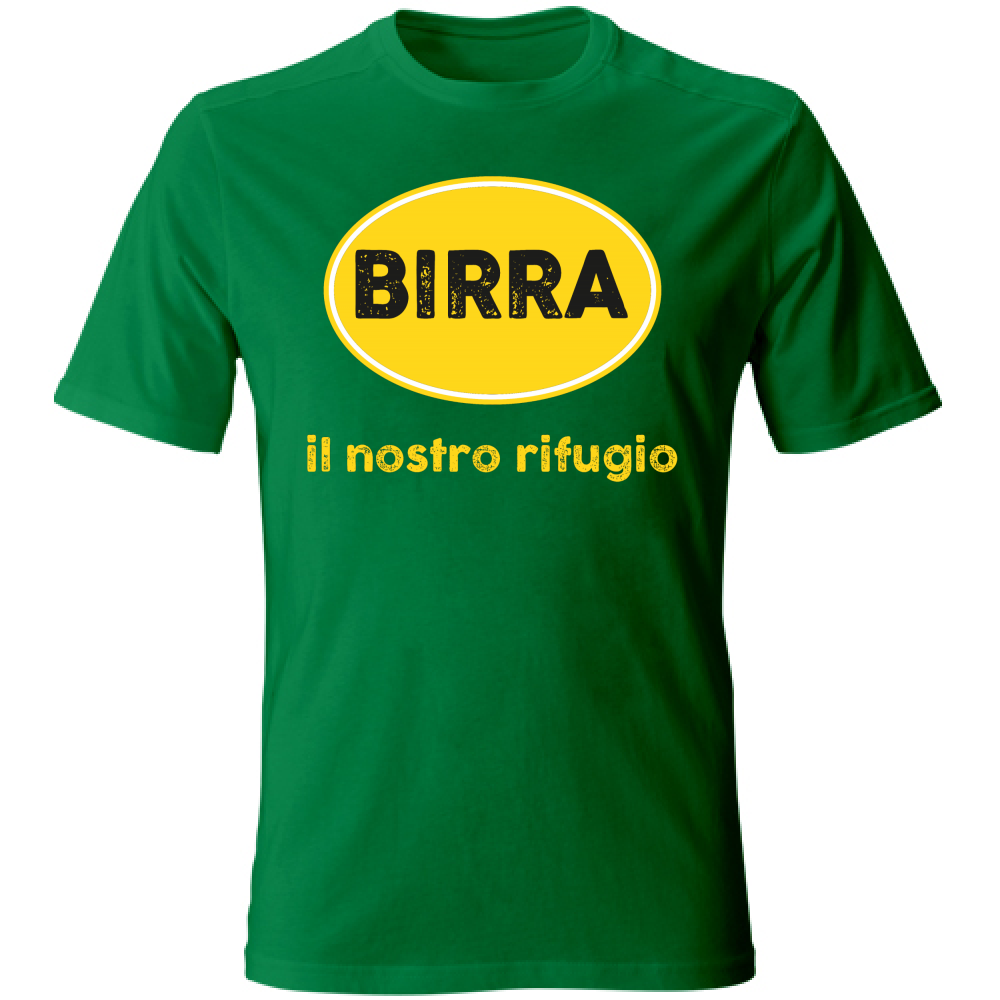 T-Shirt Unisex Birra, il nostro rifugio