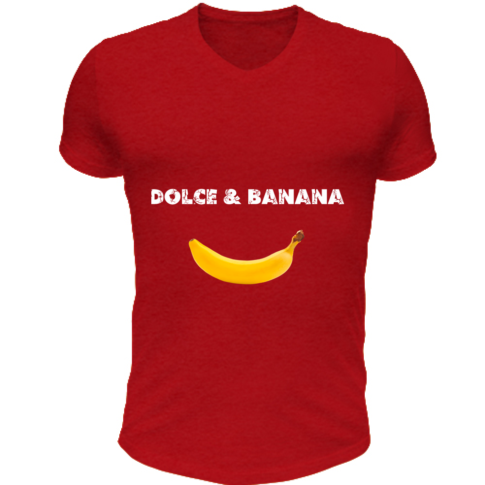 T-Shirt Unisex Scollo V Dolce&Banana