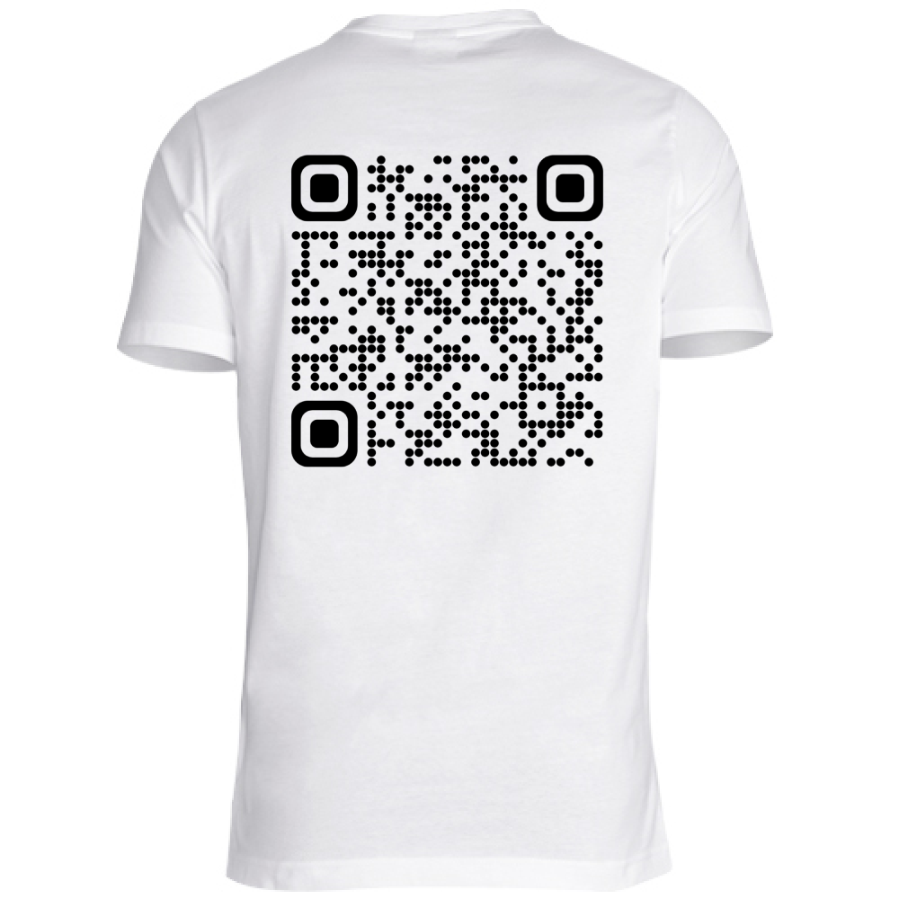 T-Shirt Unisex QRCODE 17 - Ciao! Grazie per aver scansionato. Ora