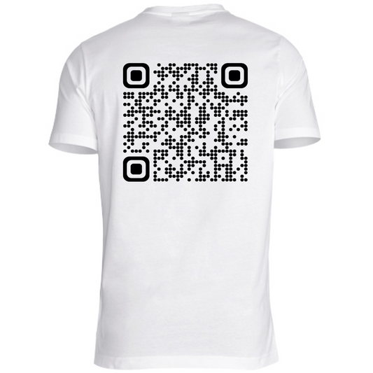 T-Shirt Unisex QRCODE 3 - Mi hai trovato! Ora sorridi e continua