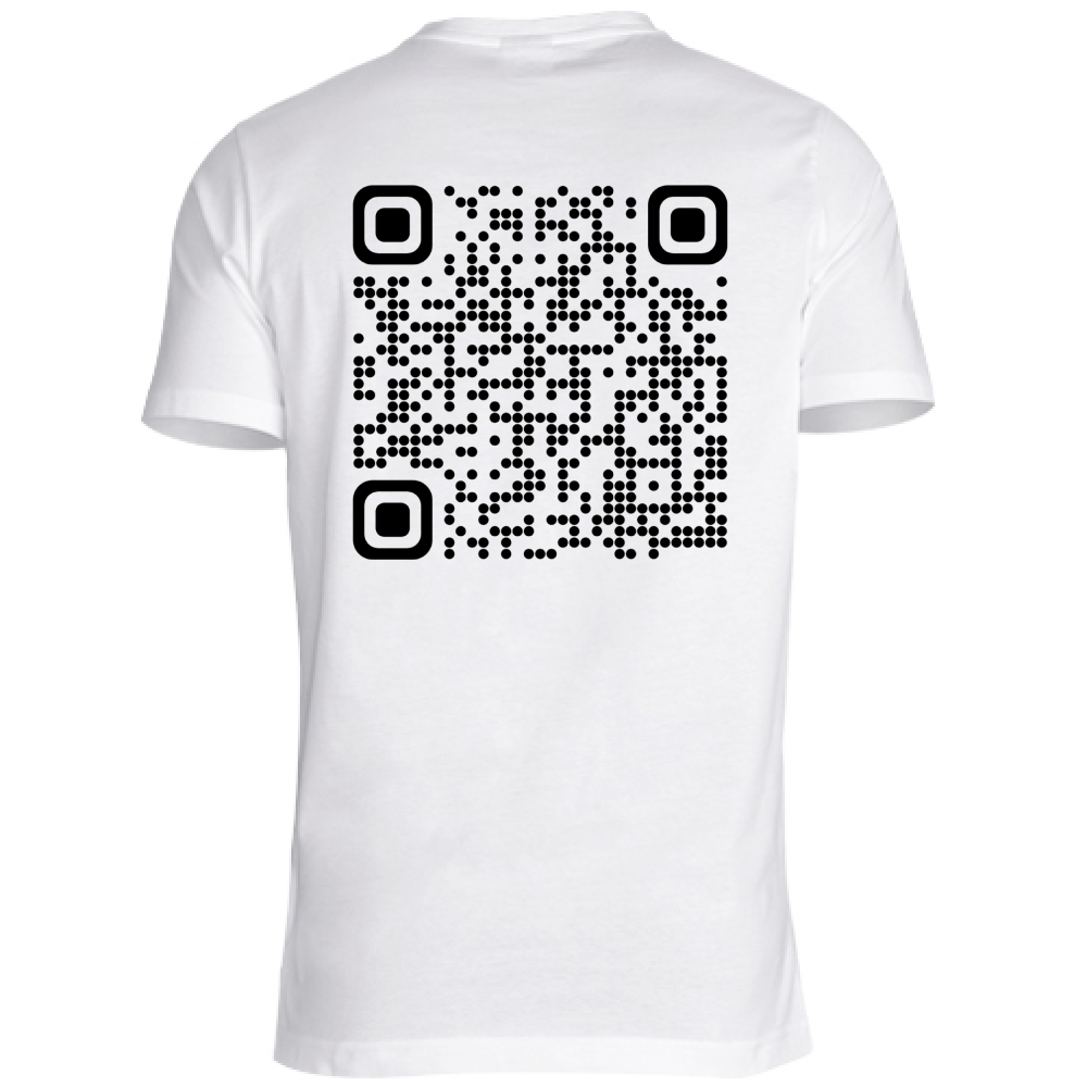 T-Shirt Unisex QRCODE 5 - Ciao, esploratore! Grazie per avermi t