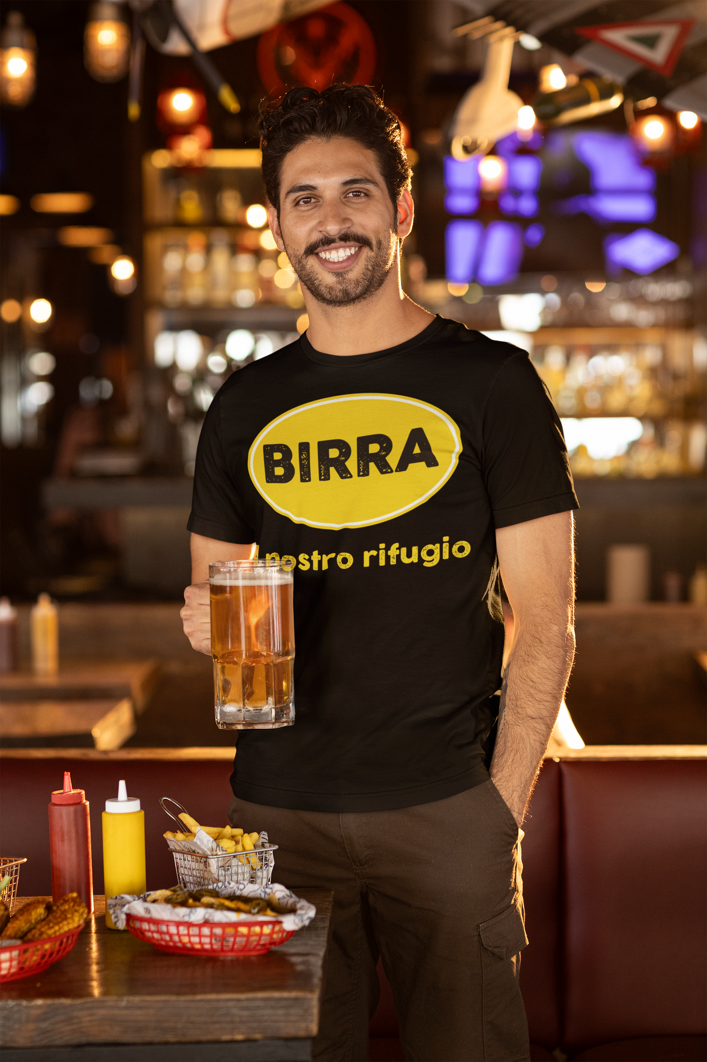 T-Shirt Unisex Birra, il nostro rifugio