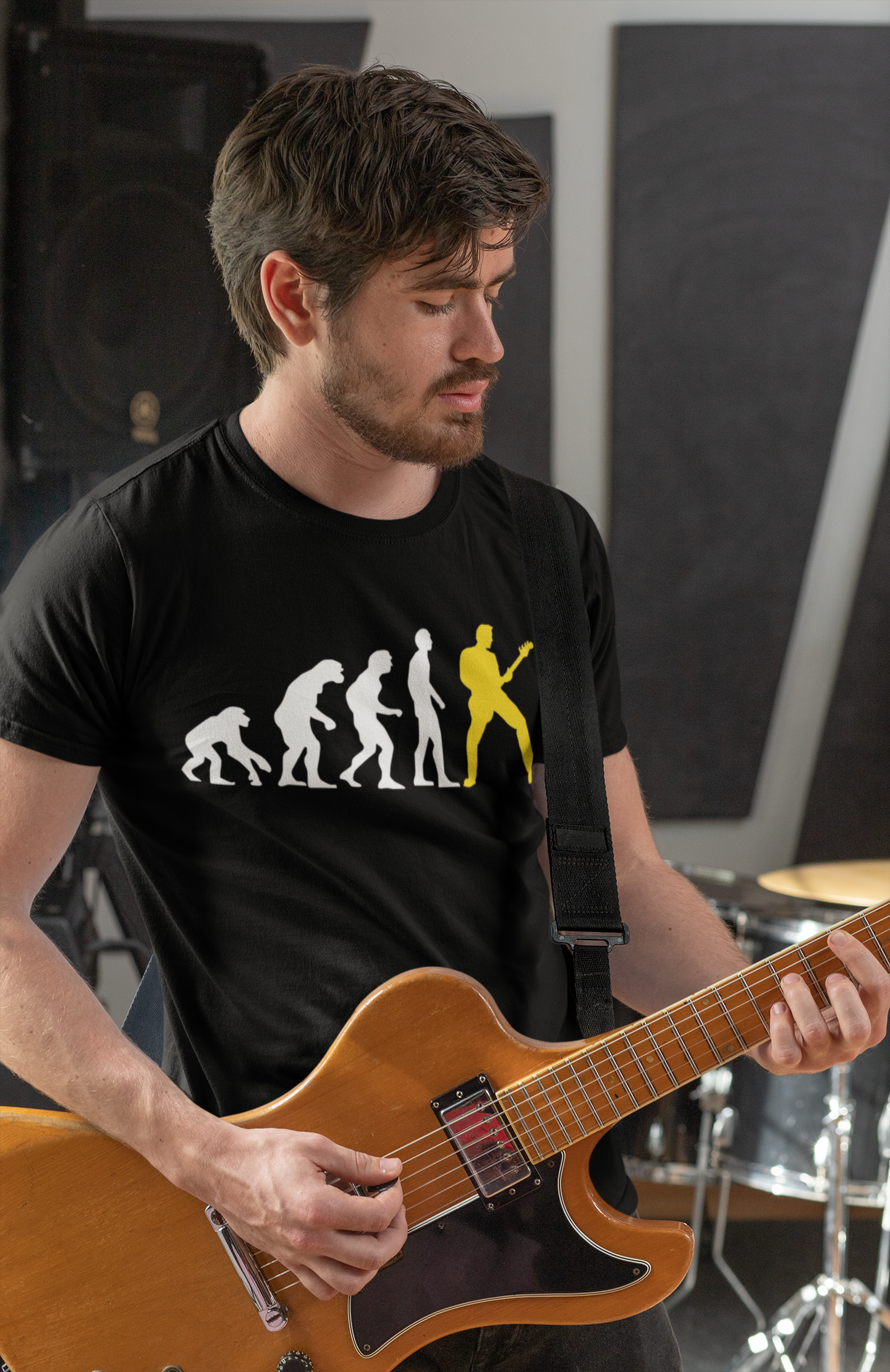 T-Shirt Unisex evoluzione chitarra